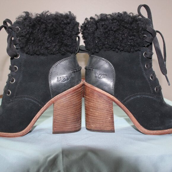UGG Jaxon Mysterious Boots Black Size 6 - Picture 7 of 7